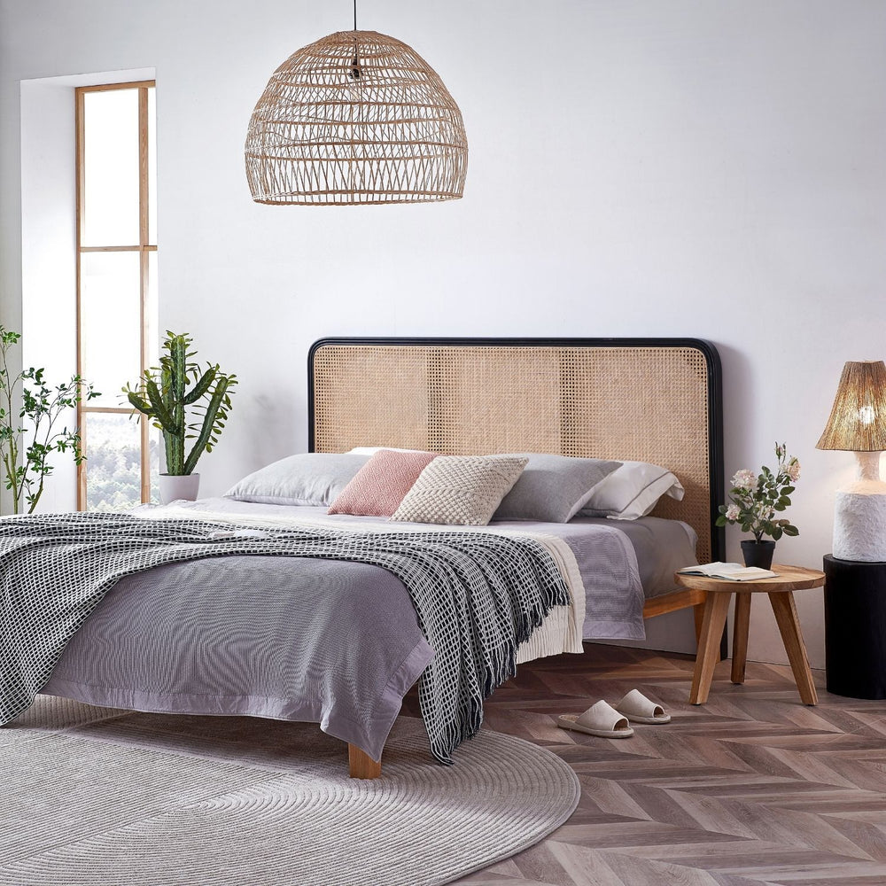 Artisan-Made Rattan Headboard: A Touch of Luxury