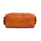 Leather Duffel Bag, Weekender Cognac Leather Travel Bag