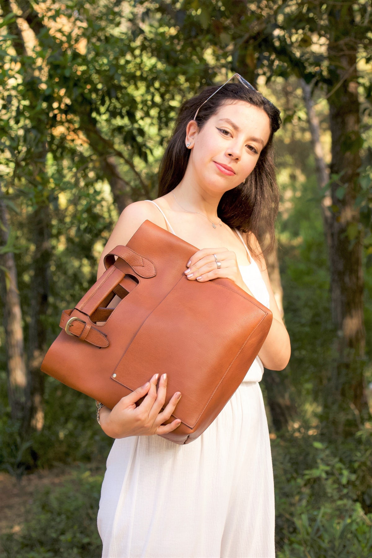 Full-Grain Leather Tote Bag