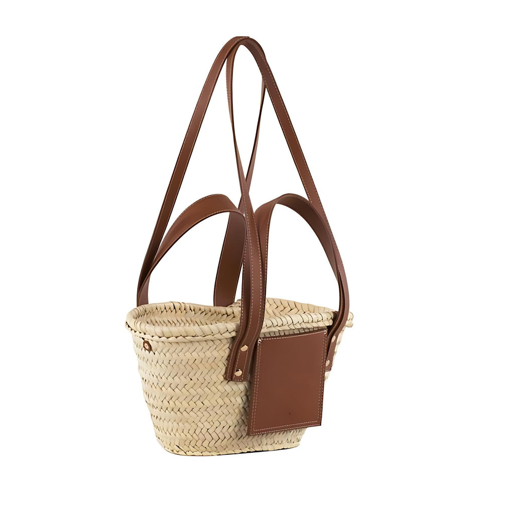 A Touch Of The Tropics, Artisan-Made Woven Palm Leaves Summer Bag