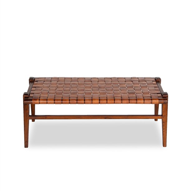 Einar Woven Leather Bench Saddle 