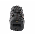 Leather Duffle Bag, Weekender Black Leather Travel Bag