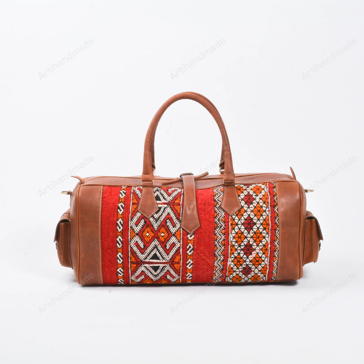 Duffel Kilim Travel Bag - Brown