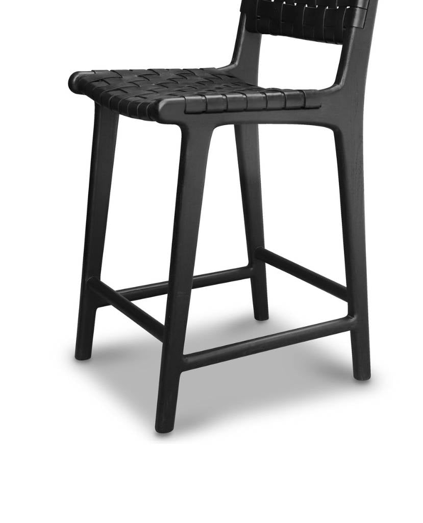 Black Counter Height Bar Stools for Kitchen