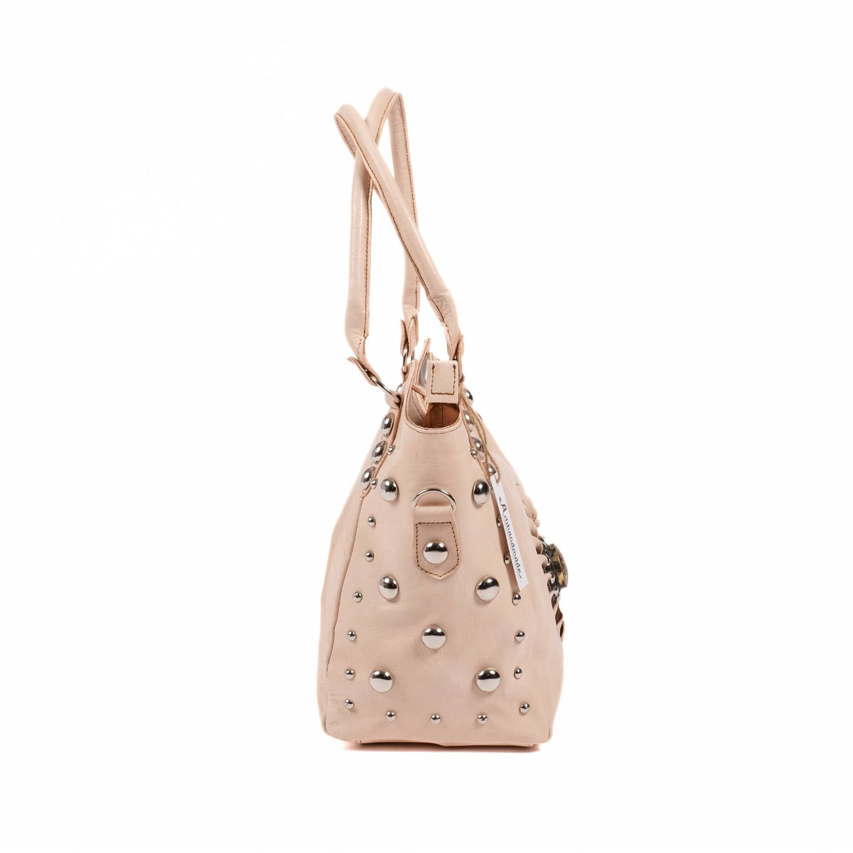 The Sun Leather Tote Bag - Brown, Natural, Cognac