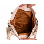 The Sun Leather Tote Bag - Brown, Natural, Cognac