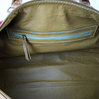 Hand Stitched Vintage Kilim Travel Leather Bag