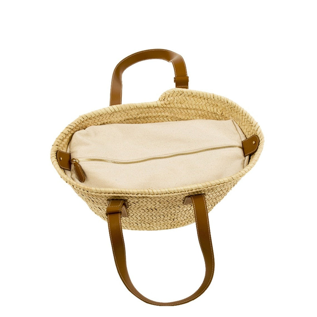 A Touch Of The Tropics, Artisan-Made Woven Palm Leaves Summer Bag