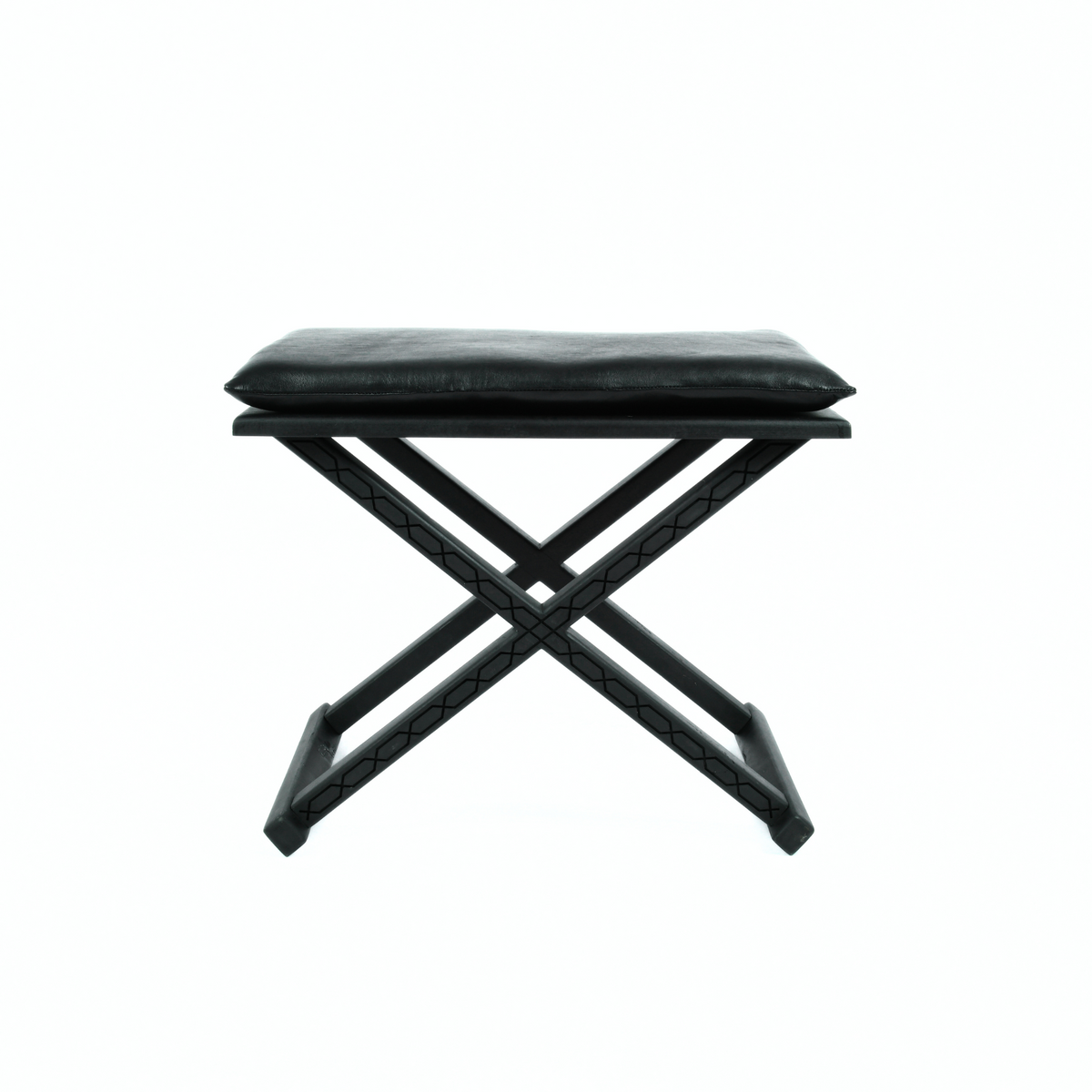 Handcrafted Mid-Century Modern X Stool & Coffee Table, the Versatile 2-in-1 Solution
