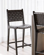 Black Counter Height Bar Stools for Kitchen